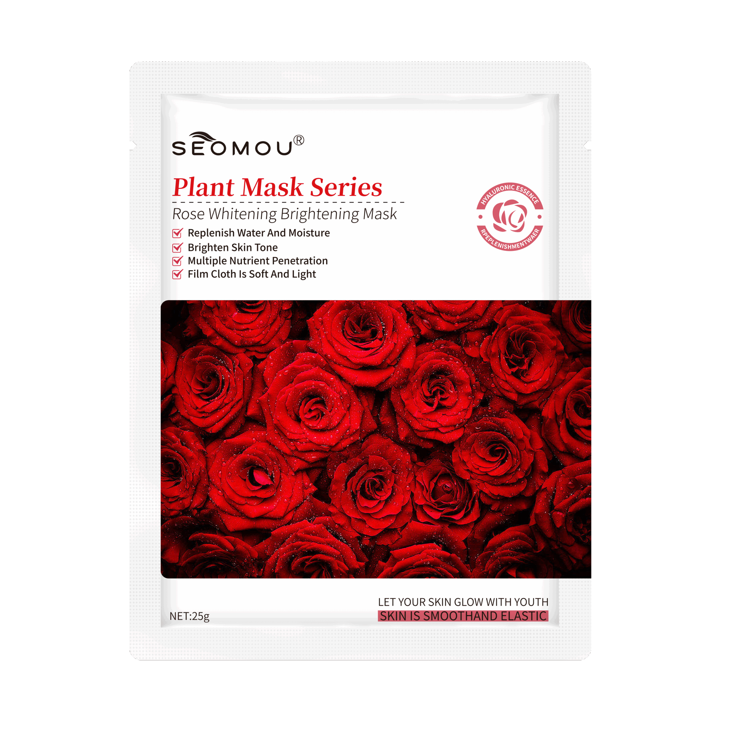 Soothing Rose Petal Face Mask - Deeply Hydrating & Brightening Skincare