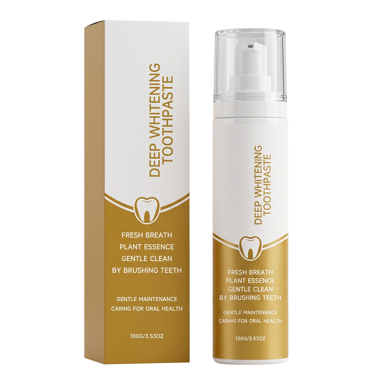 Premium Deep Whitening Toothpaste - Advanced Enamel Care & Stain Remover