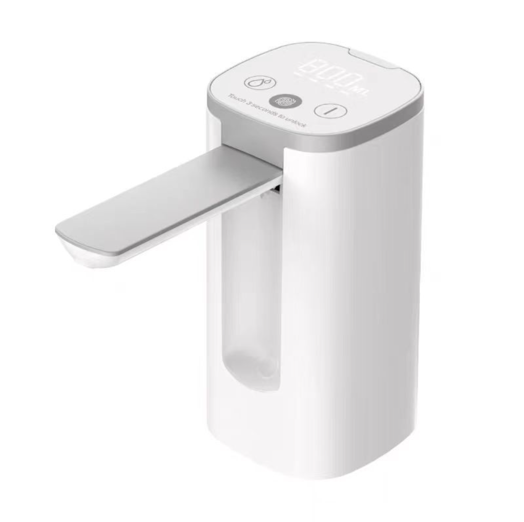Smart Foldable Electric Water Dispenser Pump - Portable USB Rechargeable Automatic Water Bottle Pump with LCD Screen & UV Sterilization