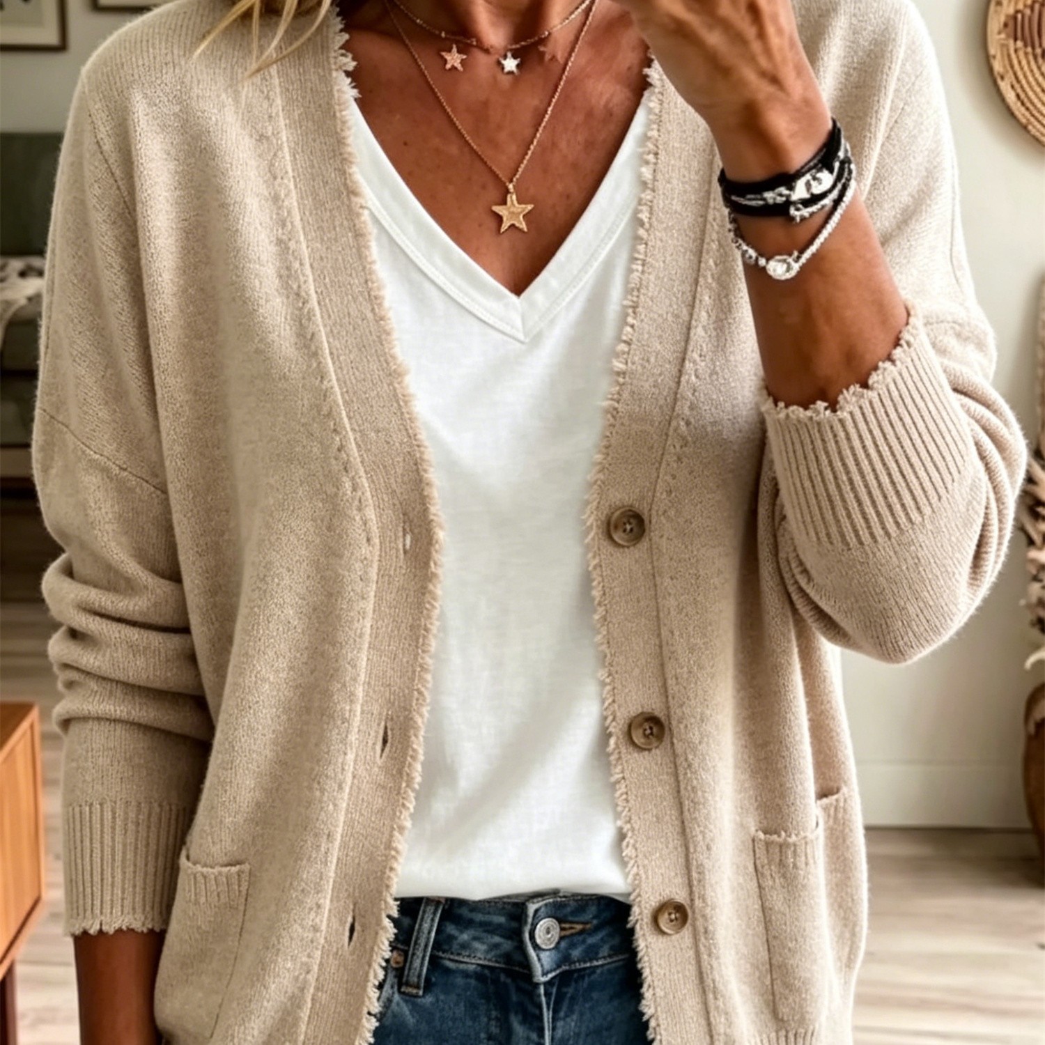Essential Everyday Long Sleeve Shirt - Premium Soft Crewneck