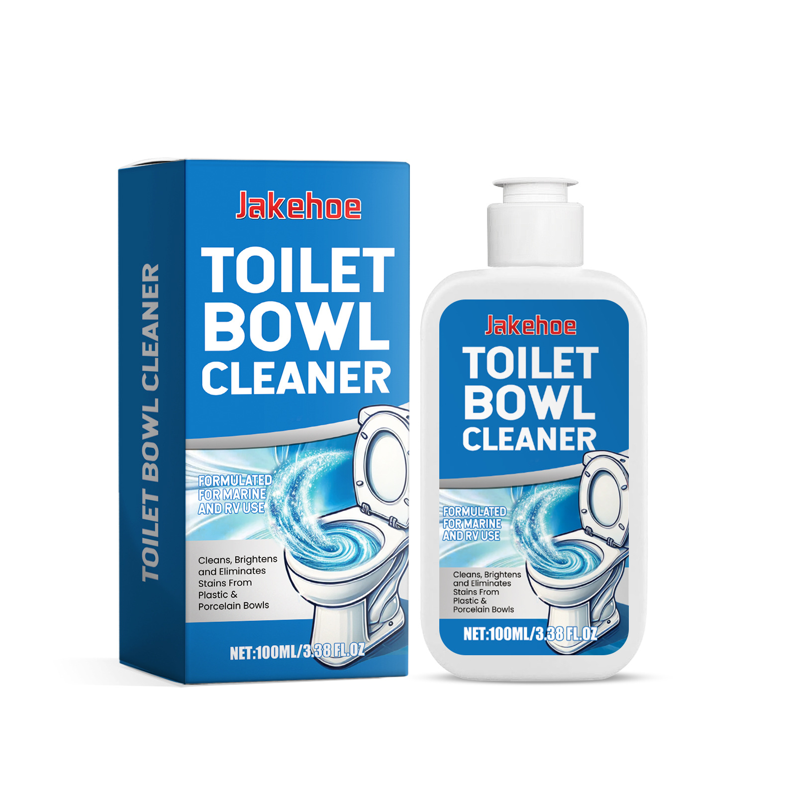 Toilet Cleaner Effectively Eliminates Odors While Powerfully Removing Stains