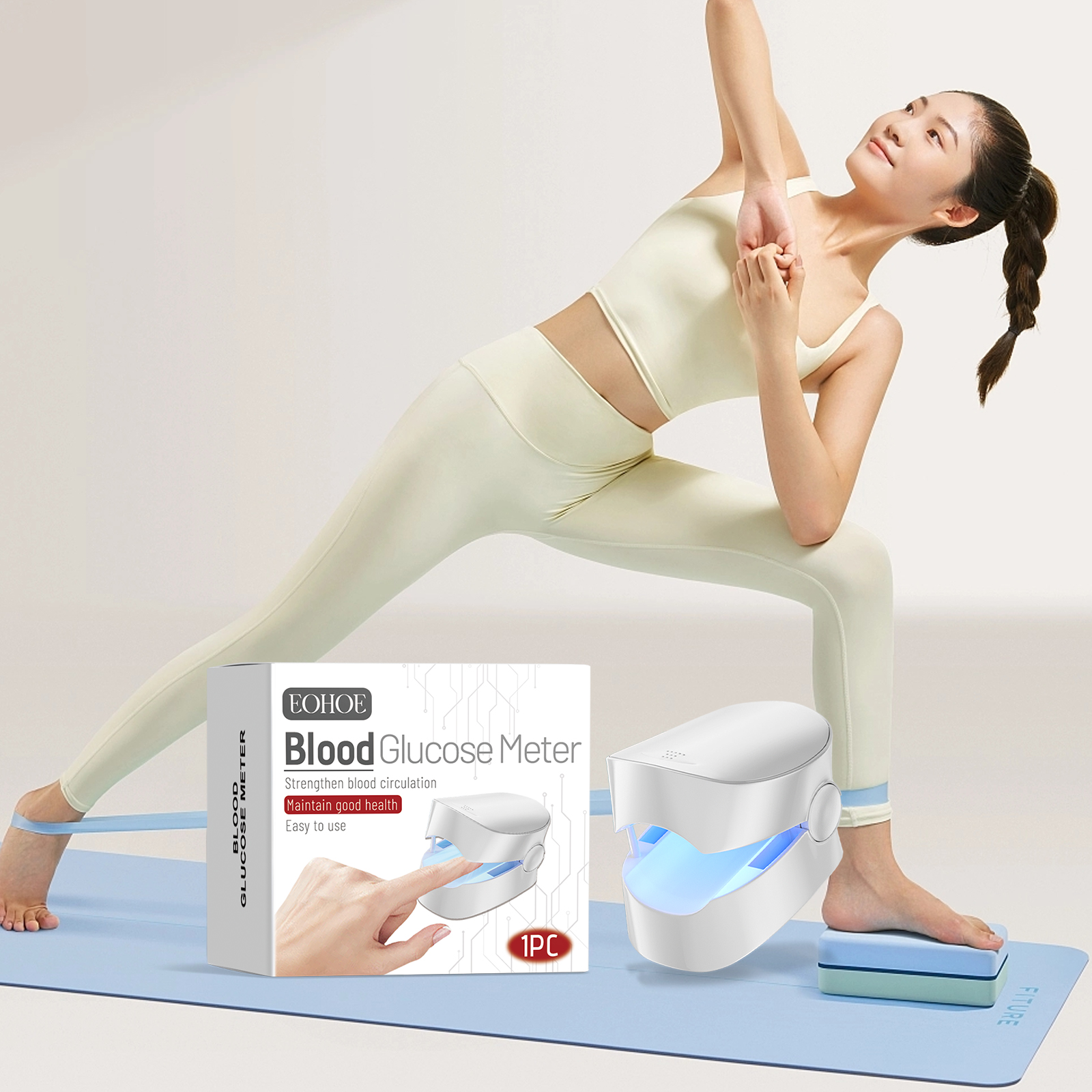 Premium Blood Glucose Monitor - High-Accuracy Blood Sugar Test Kit for Daily Health Tracking