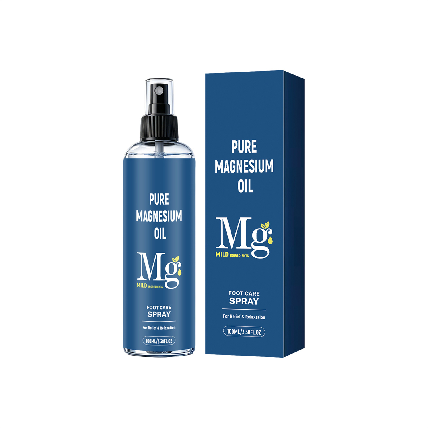 Natural Tea Tree & Magnesium Soothing Foot Spray - Refreshing Deodorizing Formula