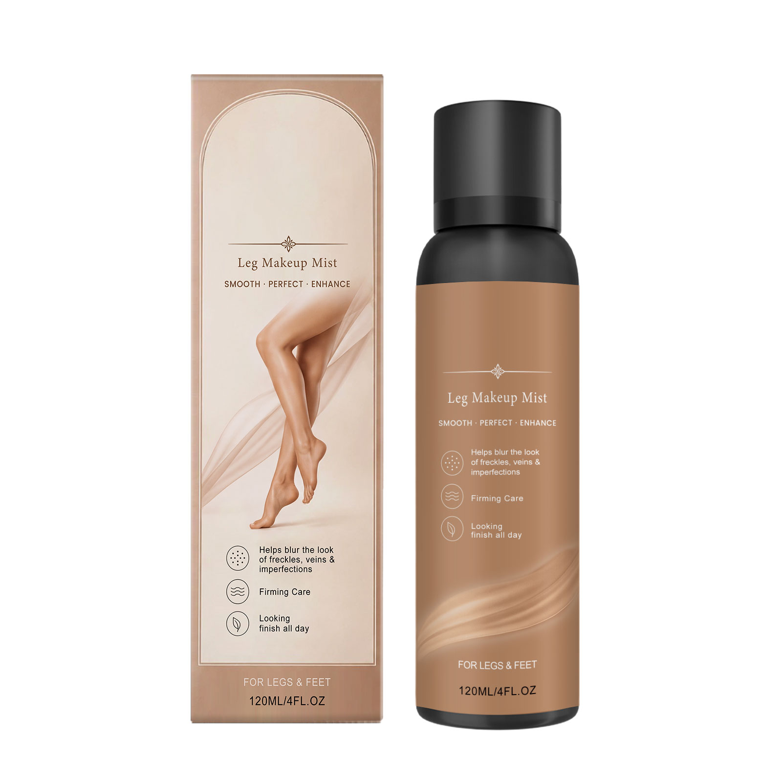 Smooth Leg Makeup Mist - Flawless Instant Bronzing & Hydrating Body Spray