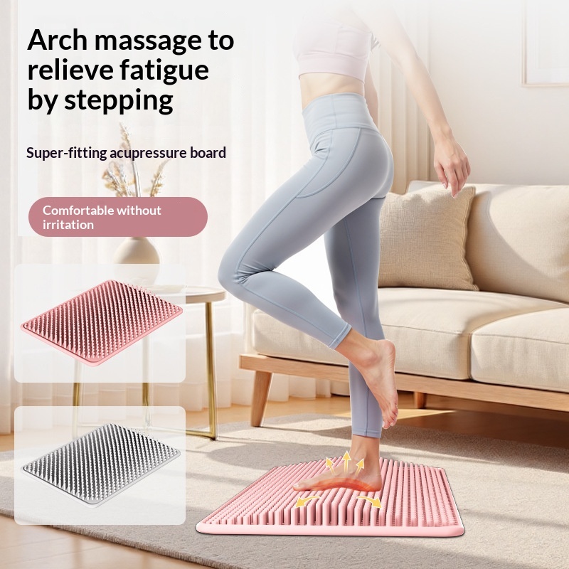 Premium Arch-Supporting Foot Massage Acupressure Mat | Deep Tissue Reflexology Pad for Pain Relief & Recovery