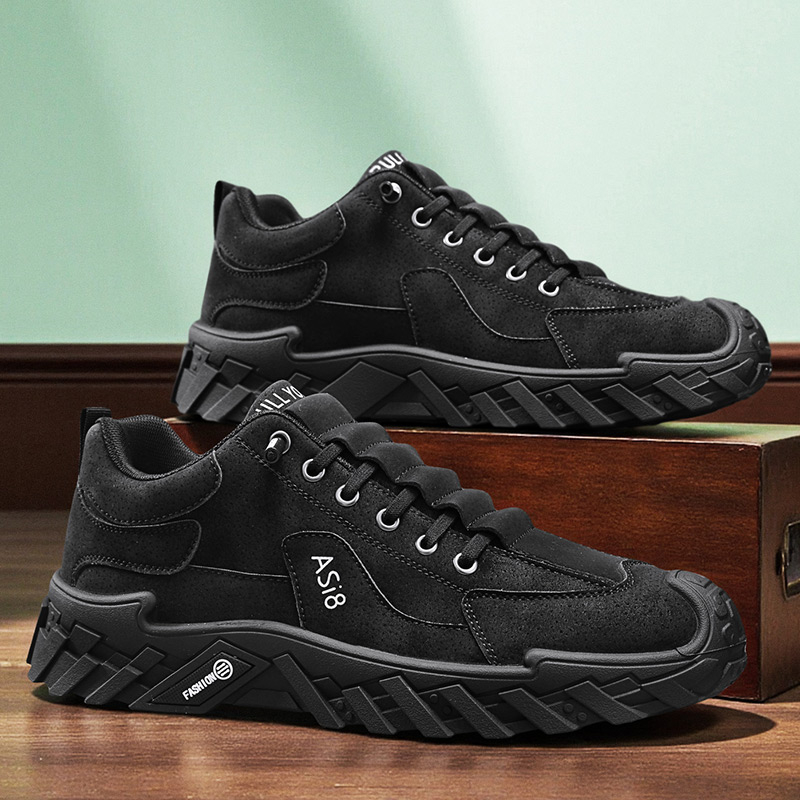 Men's Premium Platform Skate Shoes - Versatile, Non-Slip Casual Athletic Sneakers