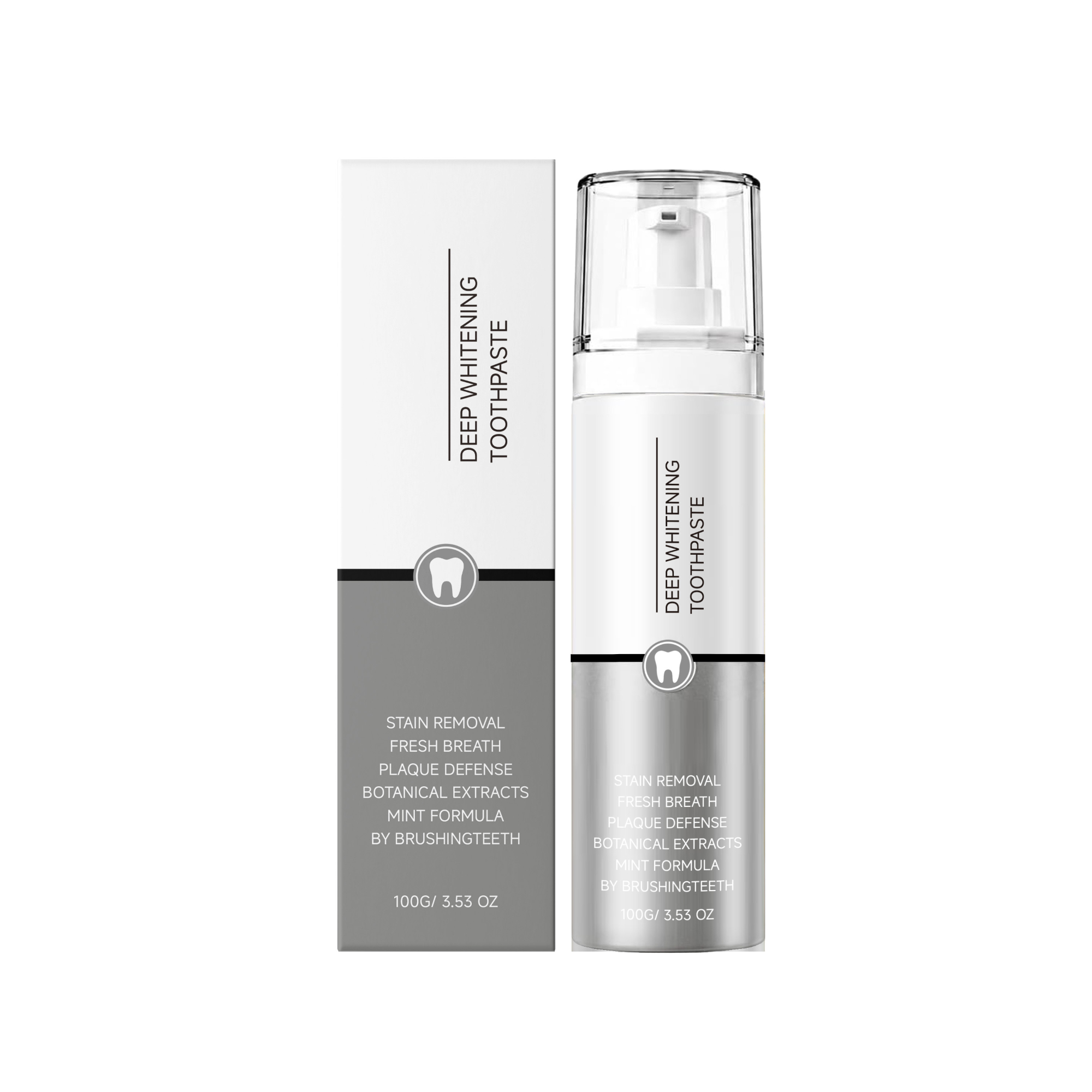 Advanced Deep Whitening Toothpaste | Enamel Repair & Fresh Mint Breath