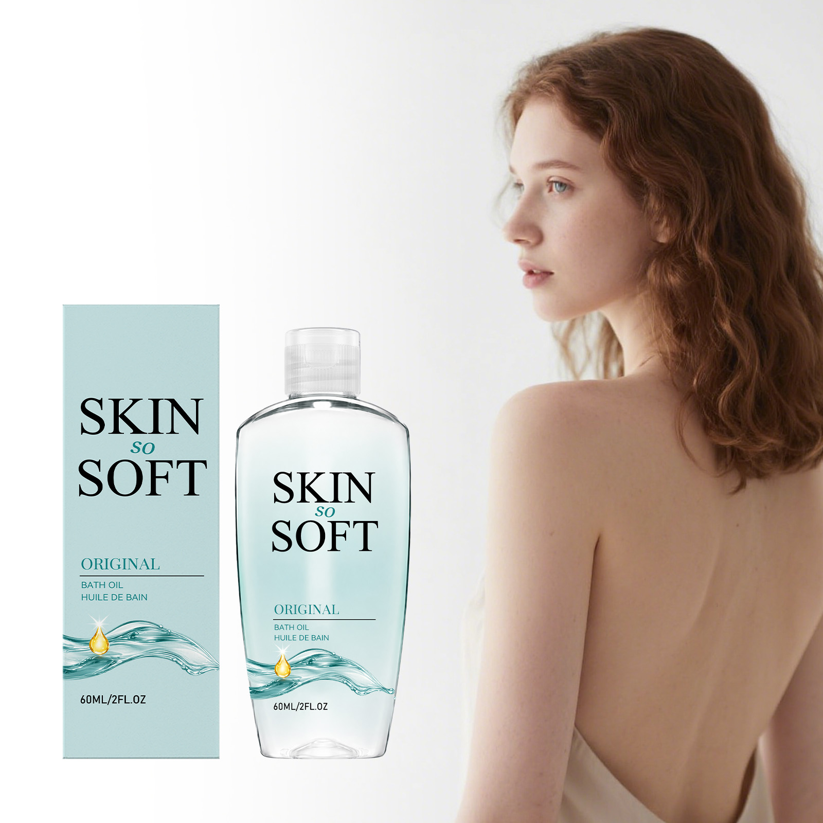 Ultra-Nourishing Soft Skin Bath Oil (60ml) – Deeply Hydrating Luxury Body Care