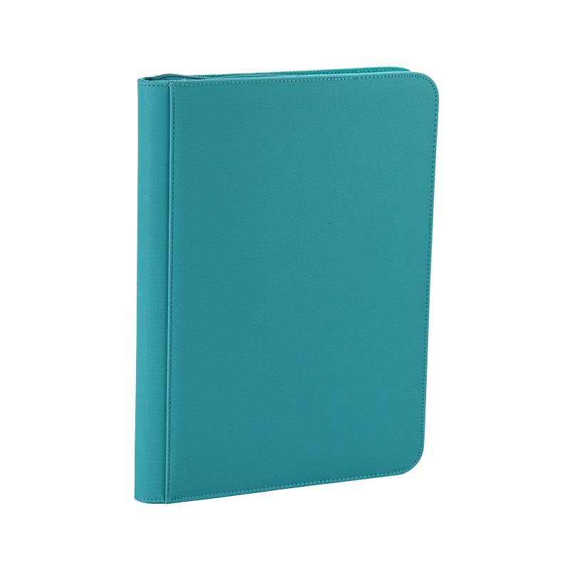 Premium 9-Pocket Trading Card Binder - Deluxe PU Leather Collector's Album with Velvet Lining