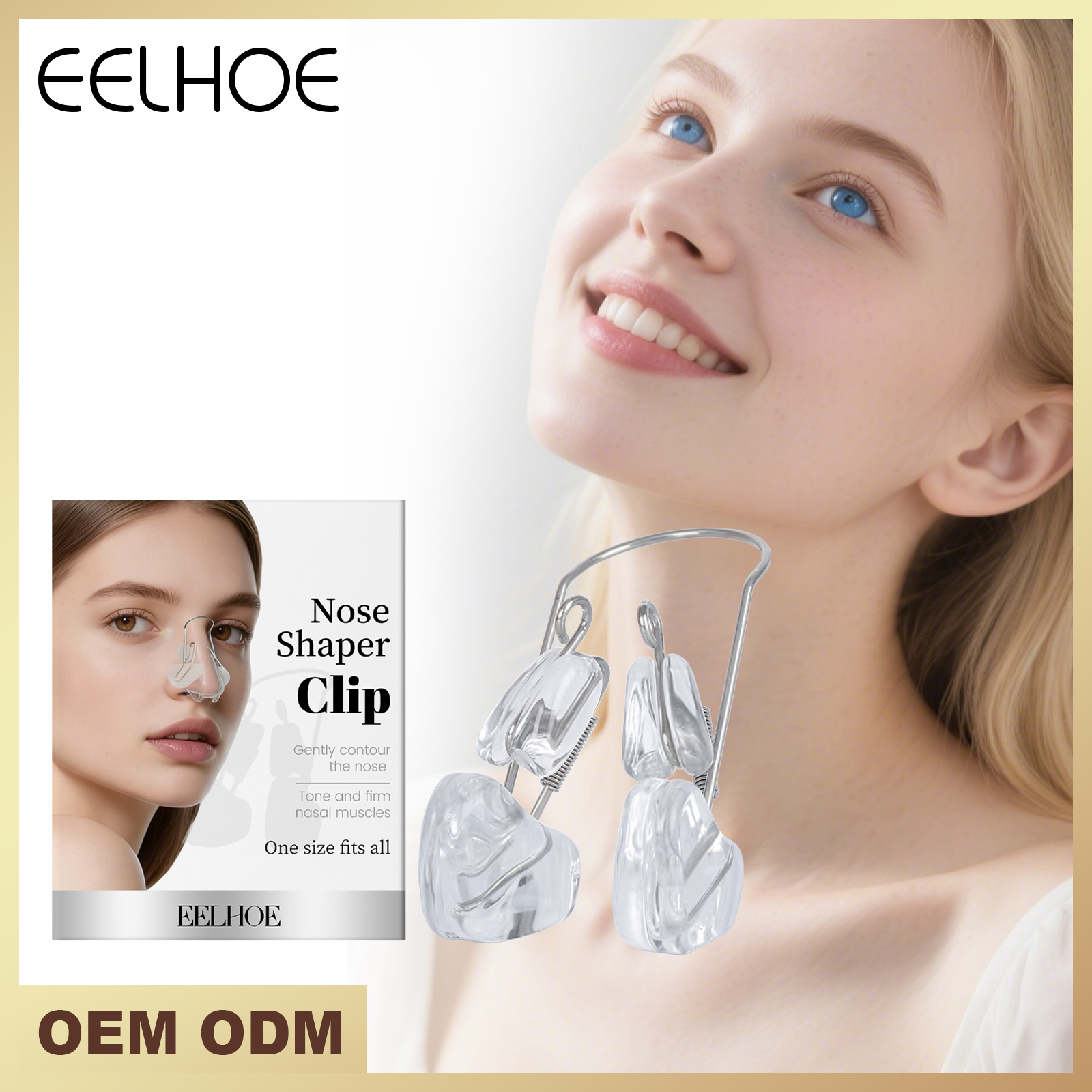 Professional Nose Shaper Clip - Painless Nose Bridge Straightener and Lifting Device (1-Piece)