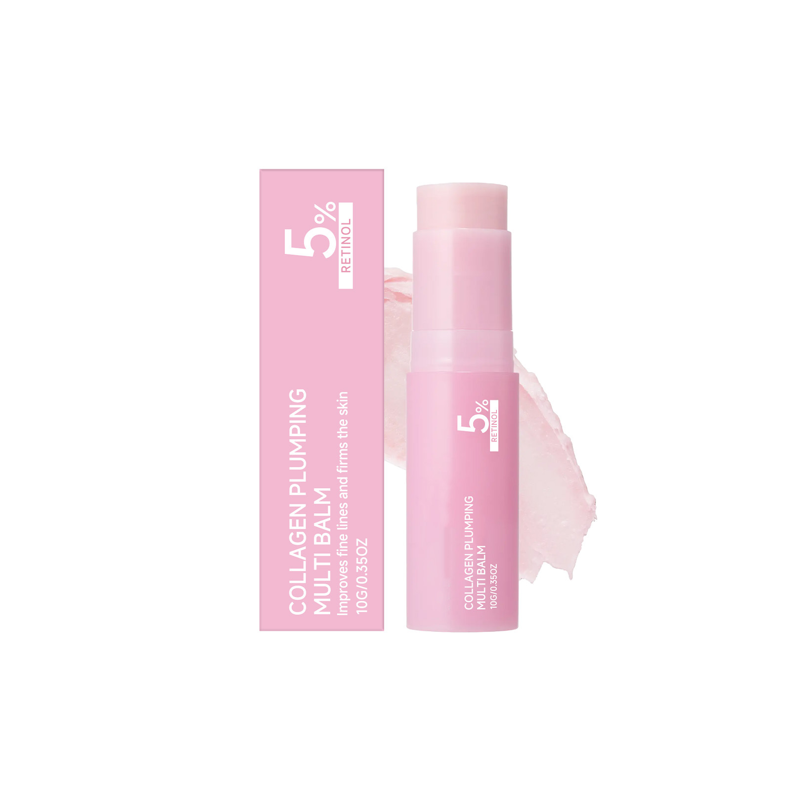 Pink Hydrating Glow Balm Stick – Lightweight Nourishing Moisturizer for Face & Neck
