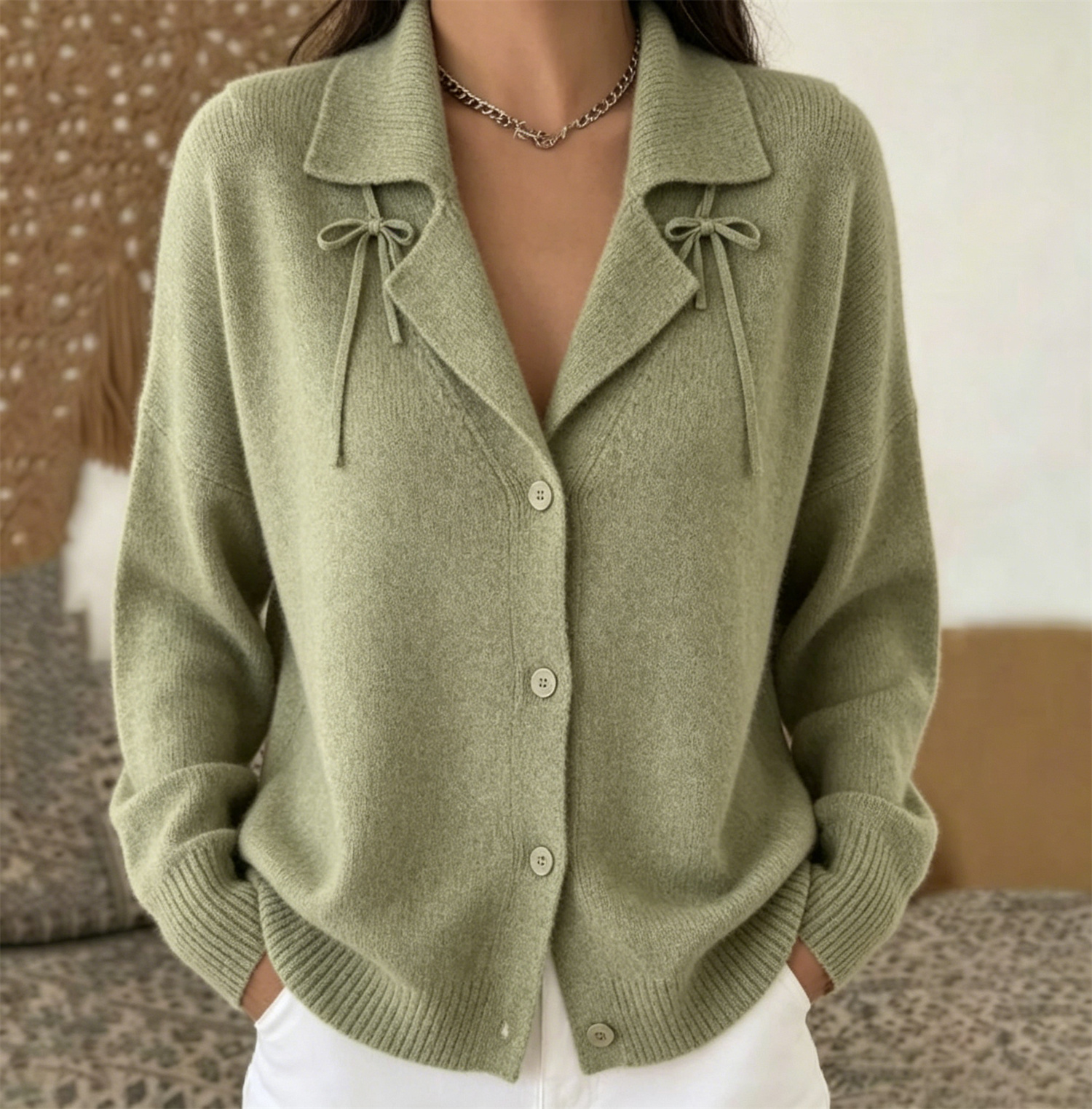 Chic Women's Long Sleeve Top - Premium & Versatile Everyday Blouse