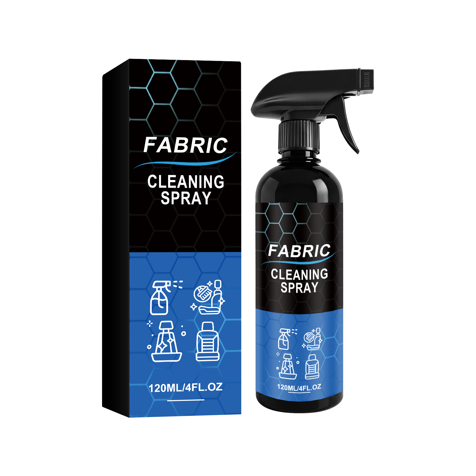 Premium Multi-Purpose Car Interior & Plastic Cleaner - Deep Stain Remover & Restorer