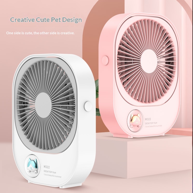 Ultra-Quiet Portable USB Mini Desk Fan | Compact Personal Cooling Fan for Office & Home