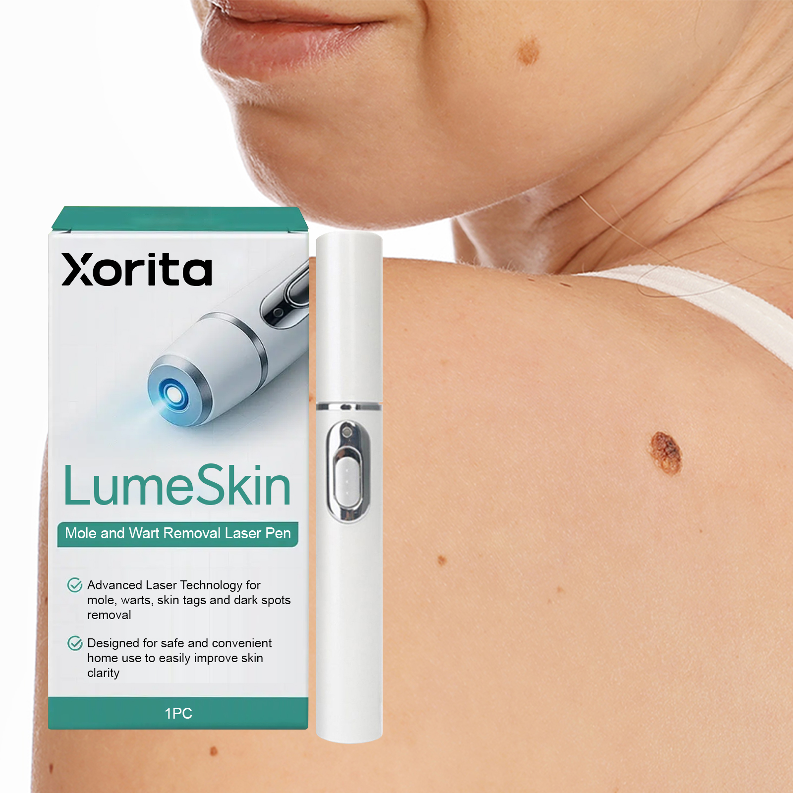 Professional Picosecond Laser Pen - Safe At-Home Dark Spot, Freckle & Tattoo Removal Device