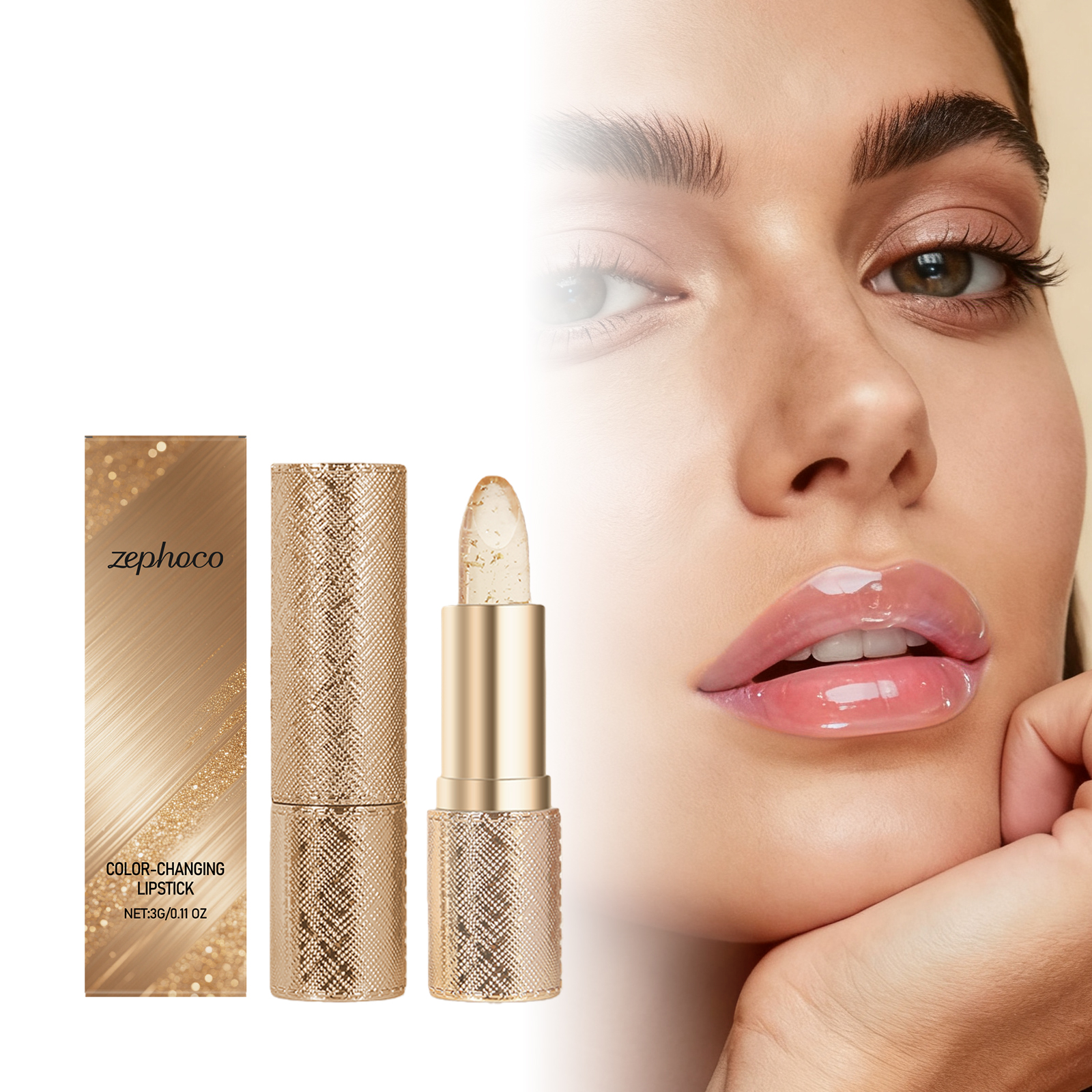 Magic pH Color-Changing Moisturizing Lipstick (3g) – Custom Hydrating Lip Balm
