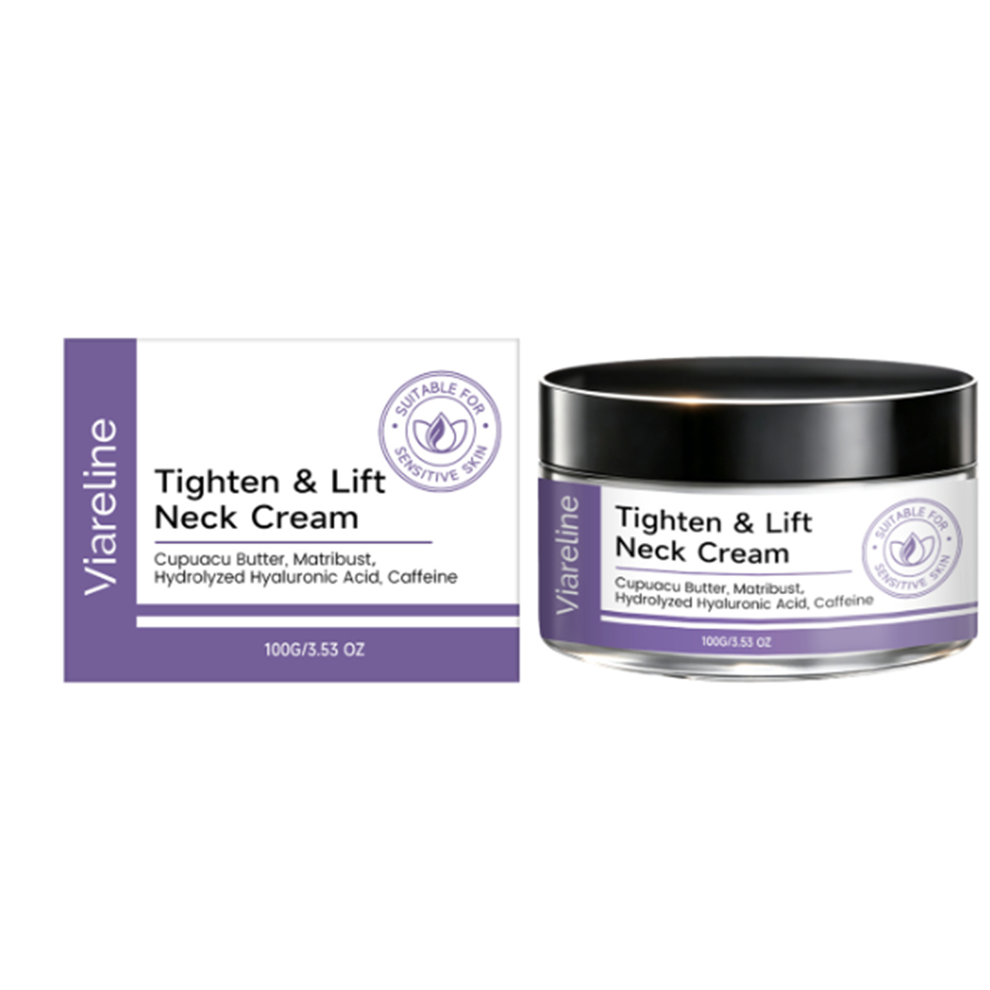 Ultra-Firming Neck & Décolleté Cream | Anti-Aging & Tightening Formula with Caffeine & Hyaluronic Acid