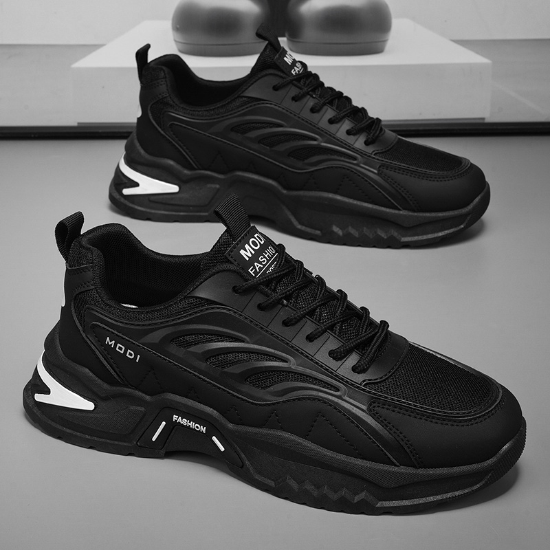 Men's Chunky Height-Increasing Dad Sneakers - Lightweight & Breathable Casual Sports Shoes