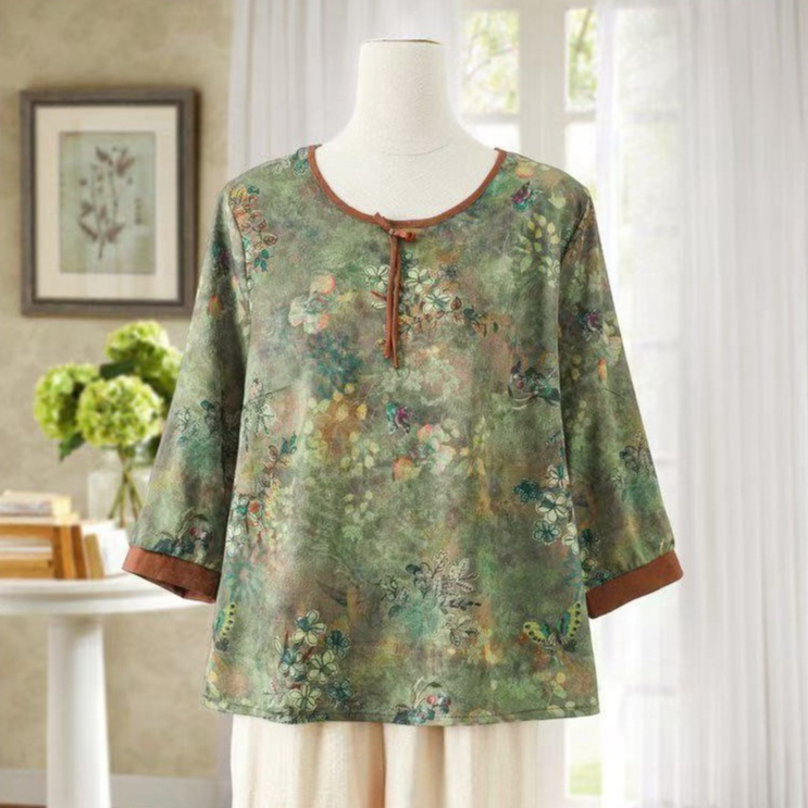 Womens Fashionable Versatile Petite Blouse