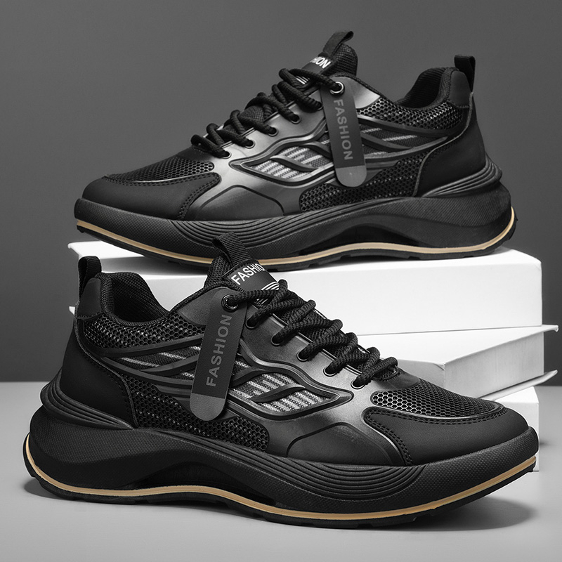 Men's Ultra-Lightweight Running Sneakers | 2026 Trend Shock-Absorbing Height Boosting White Dad Shoes | Versatile Casual Sports Shoes
