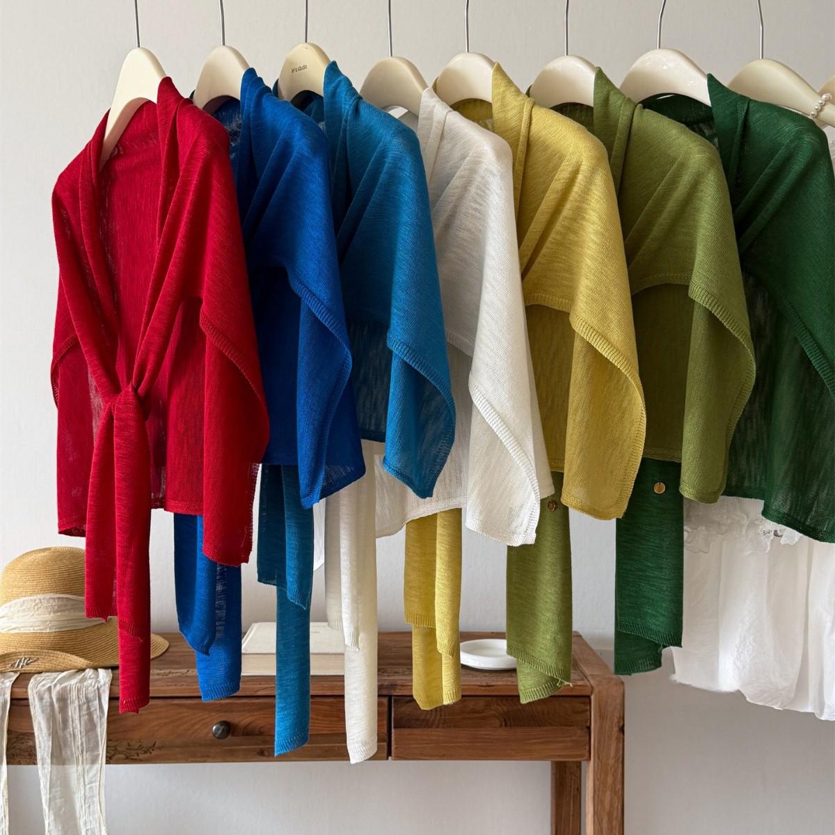 Women's Elegant Linen Viscose Slimming Cape - Lightweight Decorative Wrap Shawl