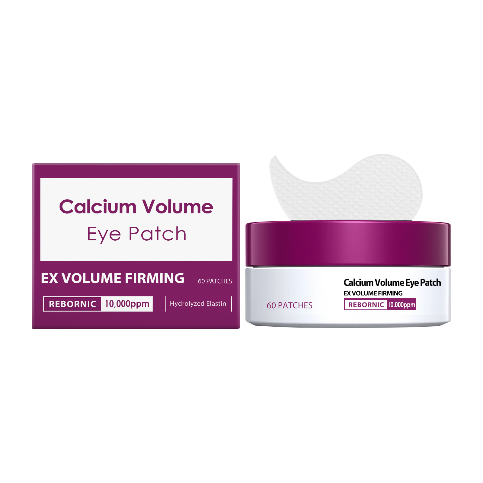 Soft & Smooth Anti-Wrinkle Under-Eye Patches (60 Pcs) - Hydrating, Firming & Depuffing Eye Masks with Collagen & Hyaluronic Acid