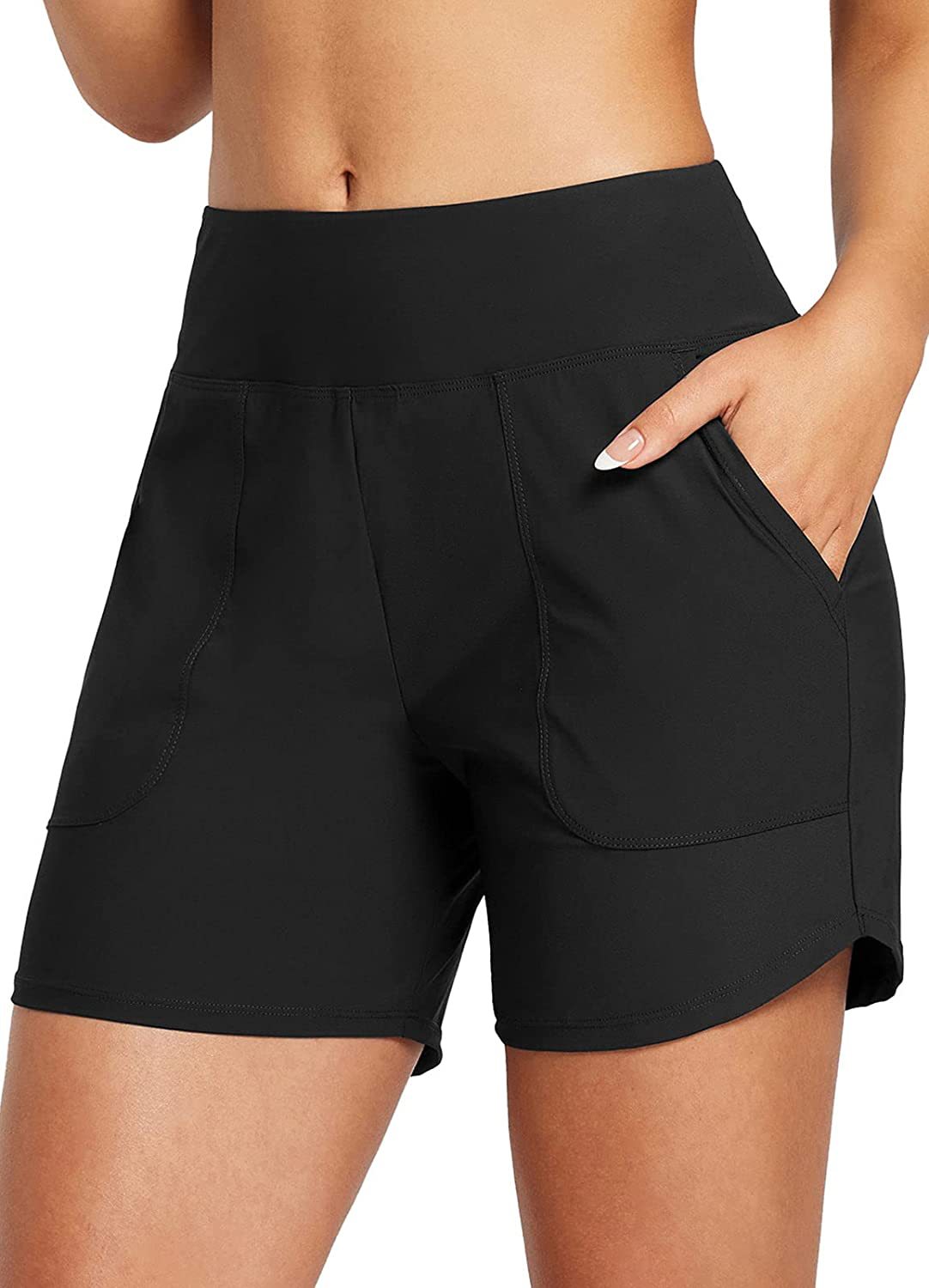 Women's Quick-Dry Athletic Shorts - Lightweight Summer Beach & Running Shorts