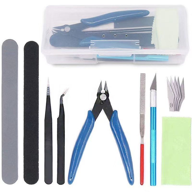 Ultimate Gundam Model Tool Kit - 9-Piece Hobby Building & Assembly Tool Set for Beginners, Gunpla, and DIY Crafts