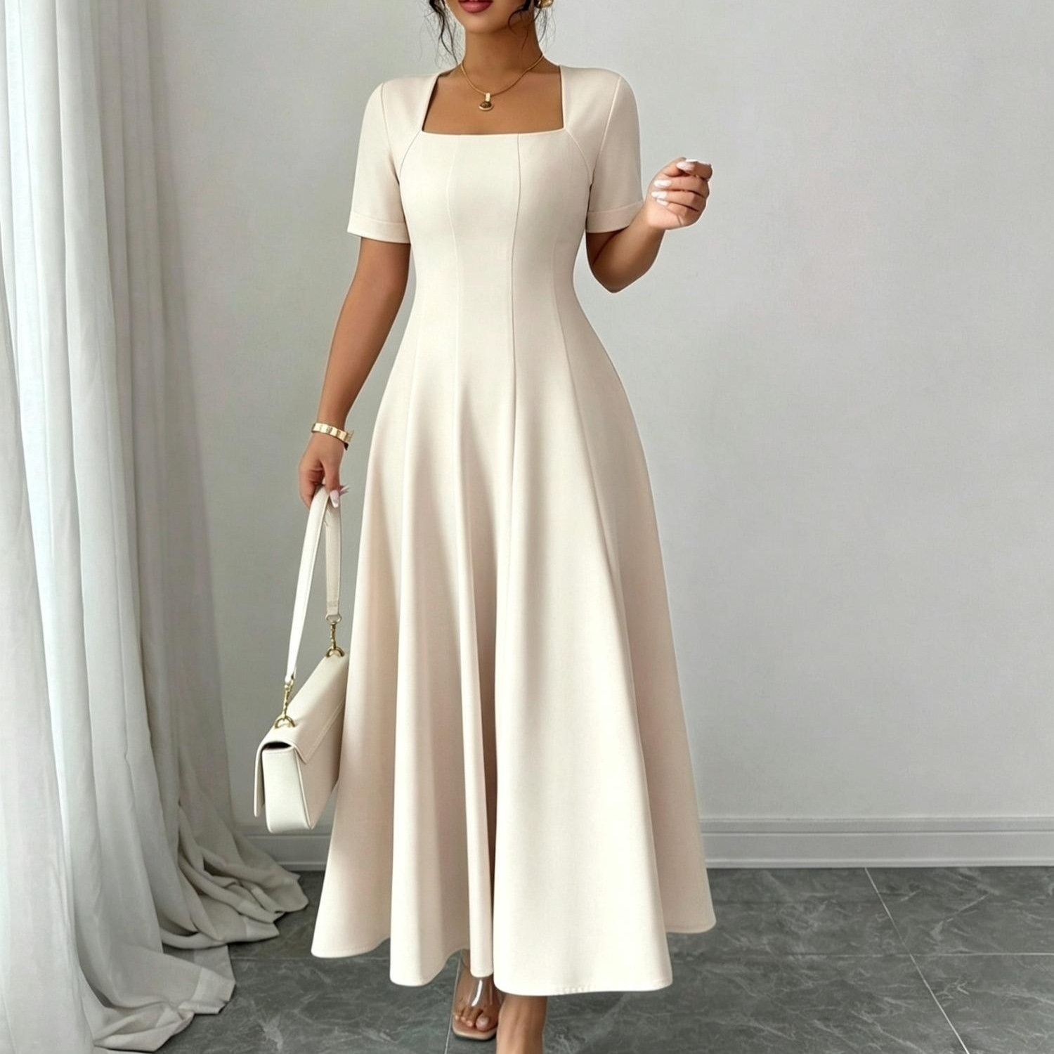 Chic & Elegant Women's Dress - Versatile Fashion for Every Occasion