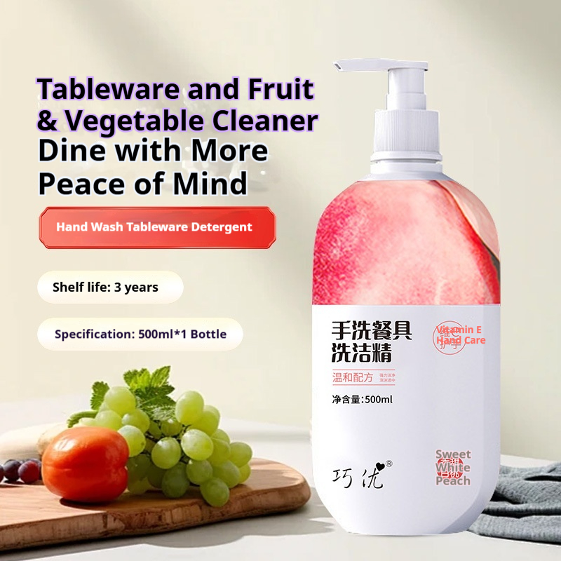 Premium Food-Grade Fruit, Vegetable & Dishwashing Liquid | Safe Baby Bottle & Tableware Cleanser