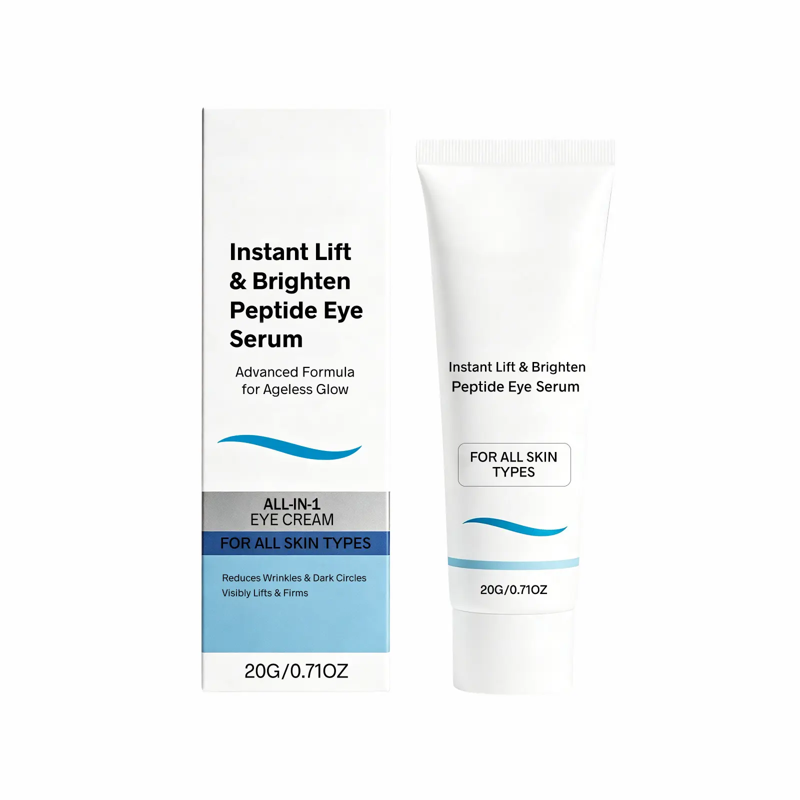 Gentle Nourishing Hydrating Eye Care Serum (20g) - Revitalizing Anti-Aging Eye Cream for Sensitive Skin