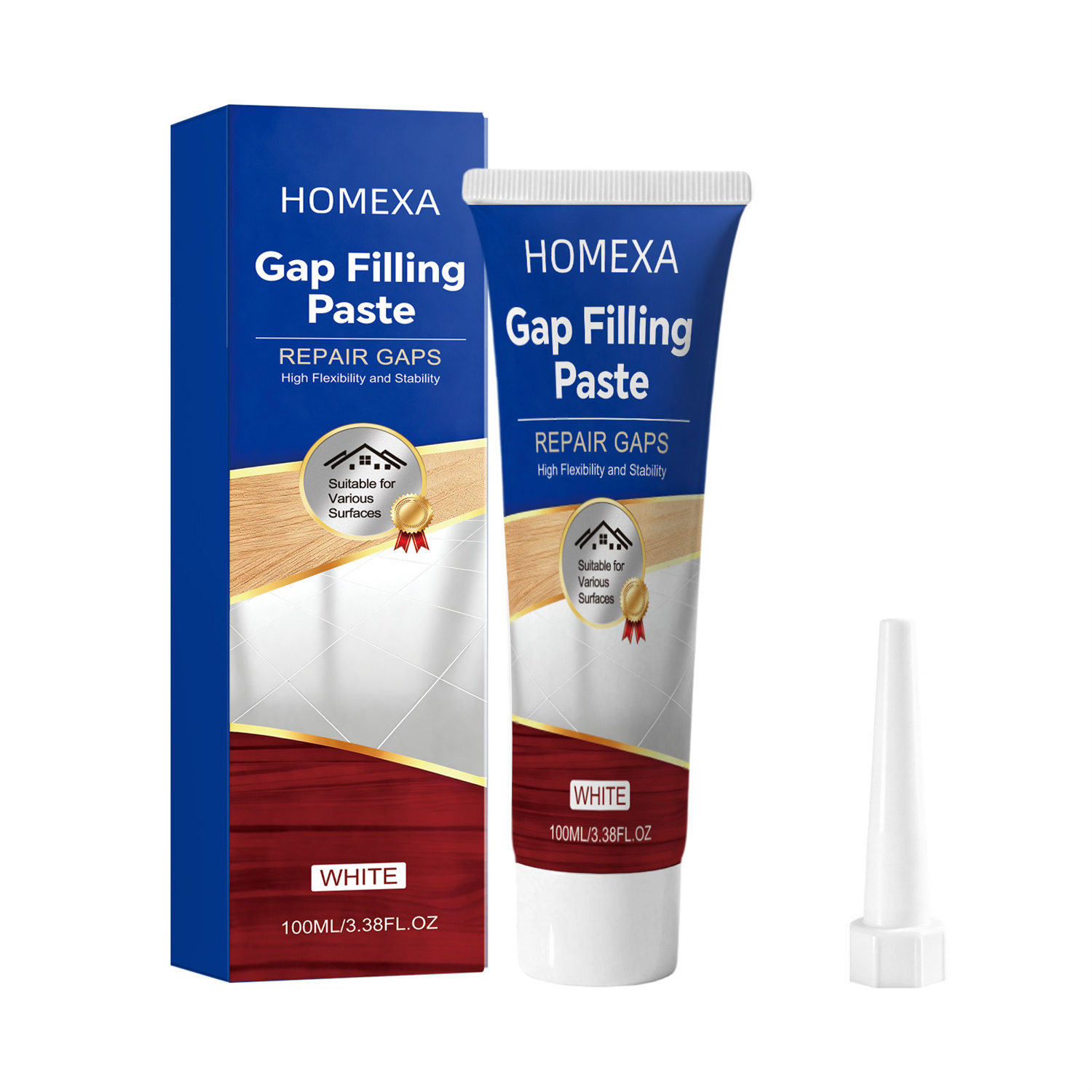 HOMEXA Multi-Purpose Waterproof Sealant & Caulking Agent - 100ml Premium Gap Filler
