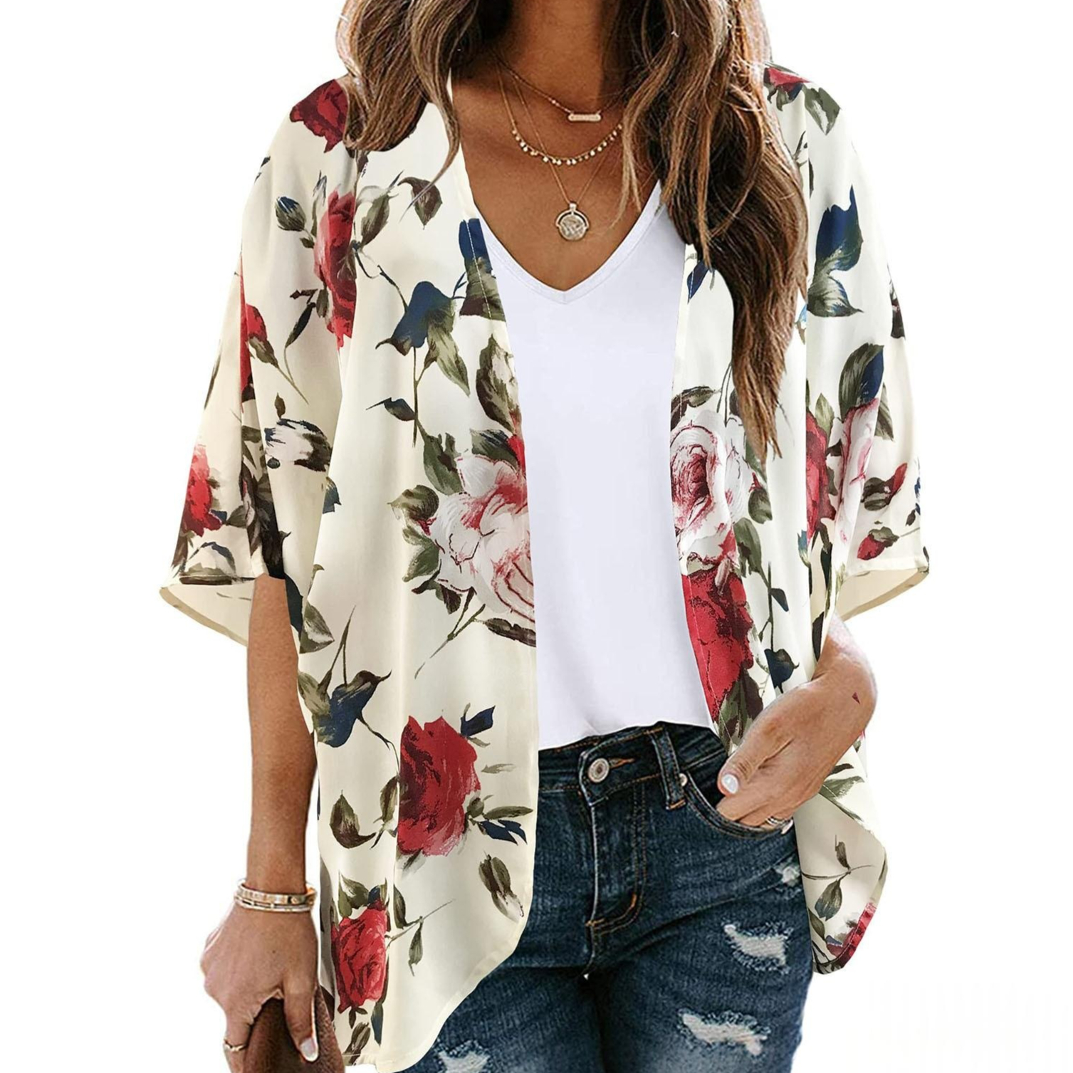 Women's Chic Chiffon Blouse - Relaxed Fit 3D Print Streetwear Top