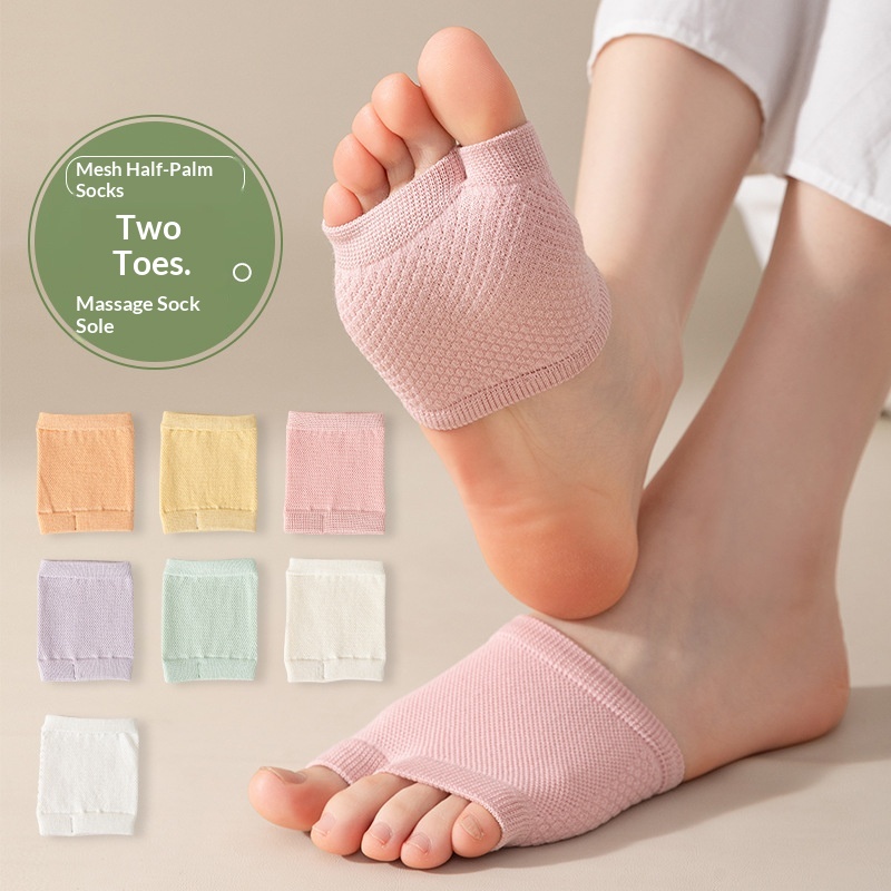 Premium Women's Cotton Half Socks | Breathable Invisible No-Show Summer Socks