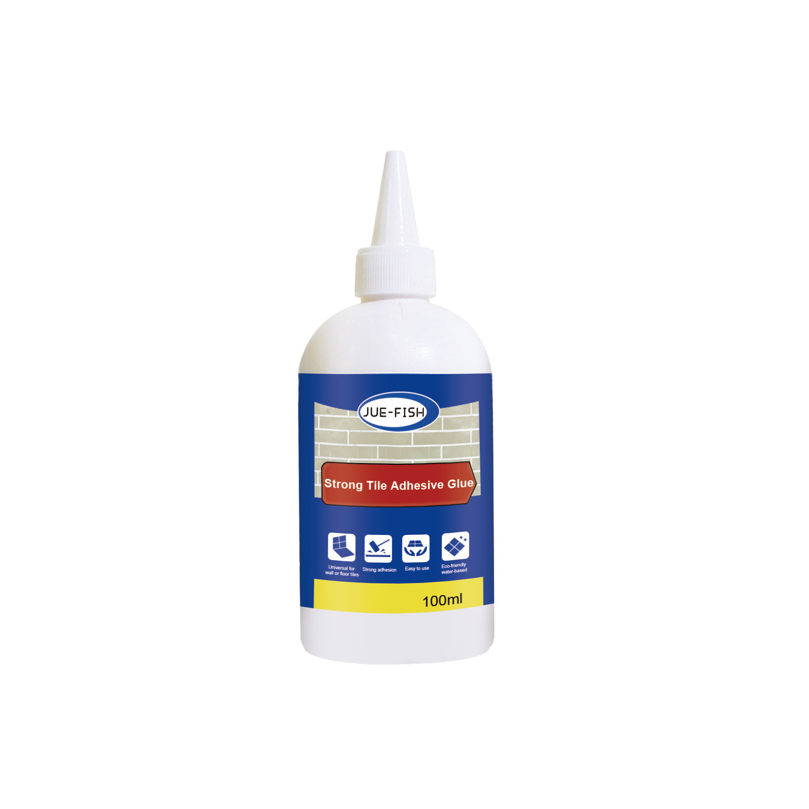Jue-Fish Heavy-Duty Waterproof Tile Adhesive - Instant Repair Glue for Loose & Hollow Wall and Floor Tiles