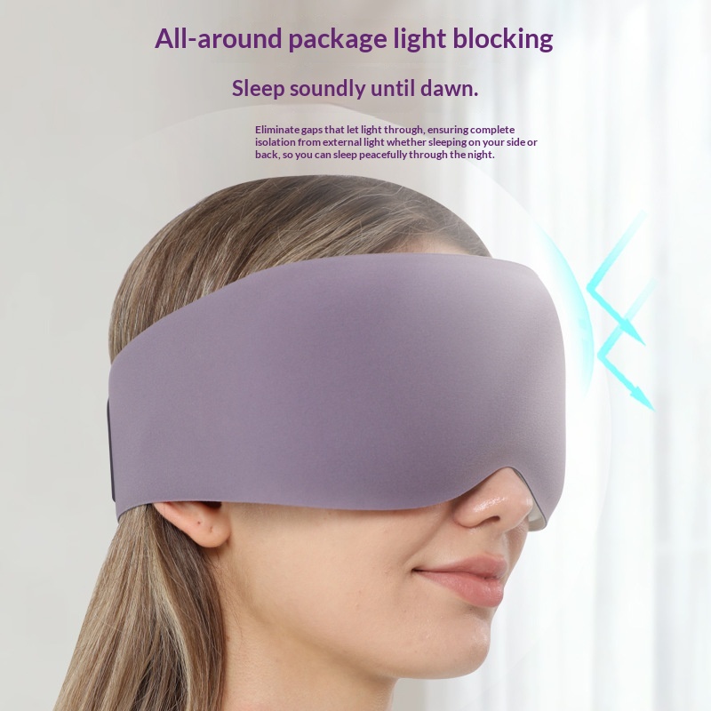 Luxury 3D Weighted Gravity Sleep Mask | Total Light Blocking Eye Cover for Deep Sleep & Relaxation