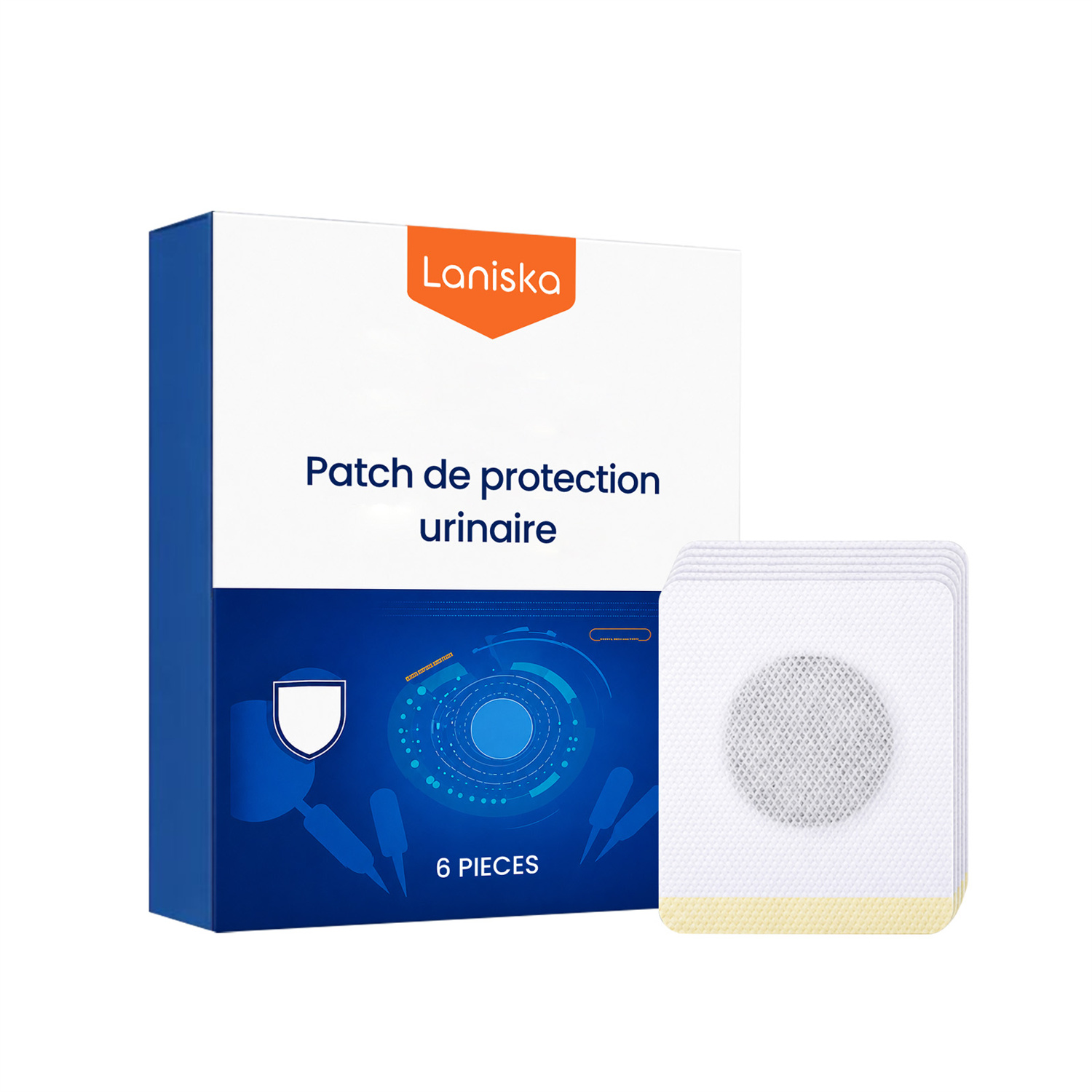 Premium Urinary Support & Bladder Care Patches (6-Pack) - Natural Soothing Relief