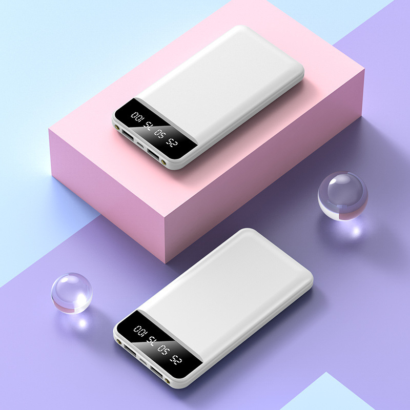 20,000mAh Ultra-Slim Portable Power Bank | High-Capacity Fast Charger with Smart LED Display