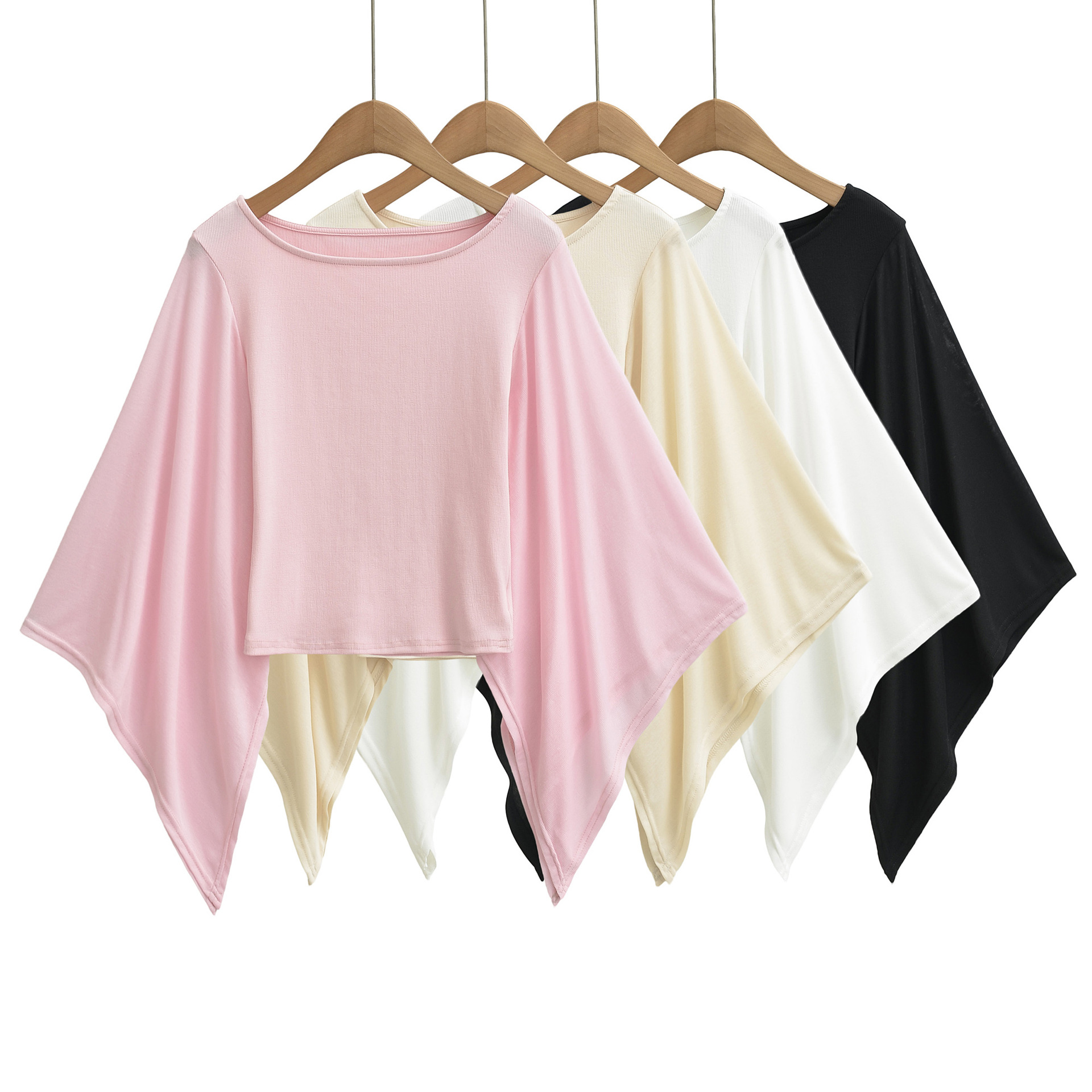Women's Chic Slim-Fit Long Sleeve Crop Top | Lightweight Sun Protection Summer Tee