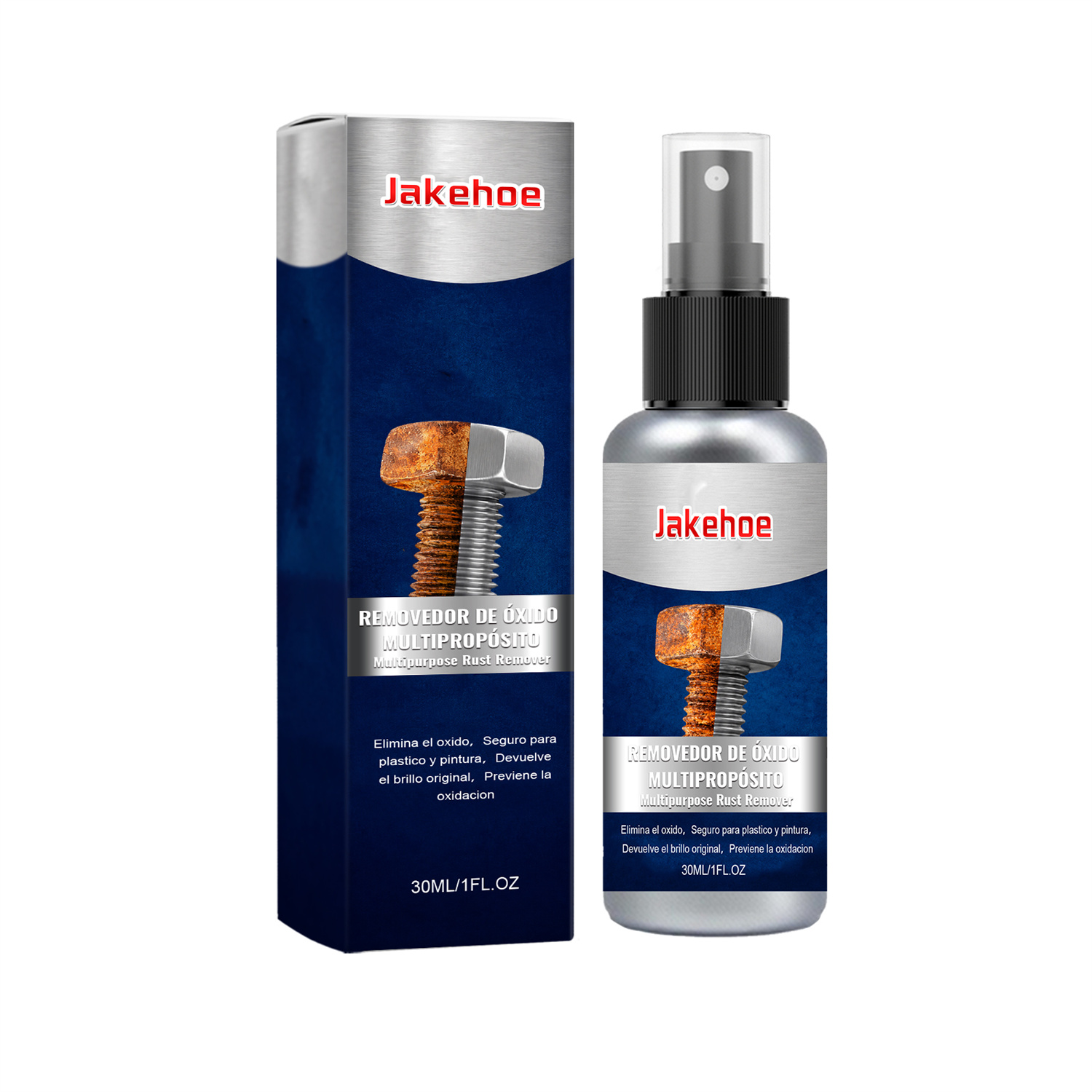Powerful Multipurpose Rust Remover - Fast-Acting Corrosion & Stain Cleaner for Metal, Tools, and Home