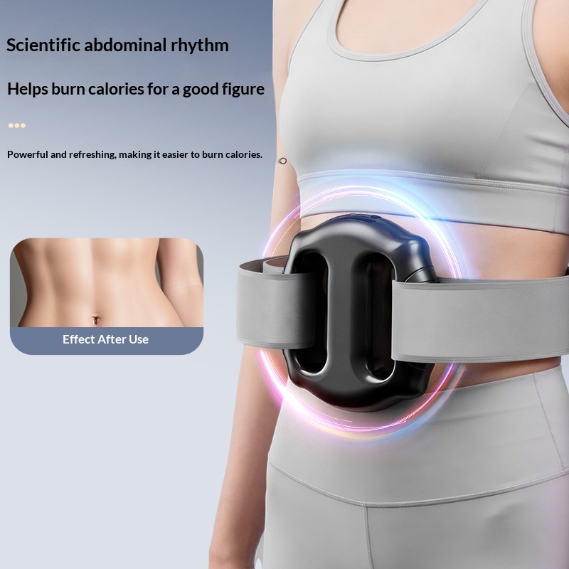 Premium Abdominal Ring Massager | Portable Fascial Deep Tissue Massage Tool (3 Speeds, 2000mAh USB Rechargeable)