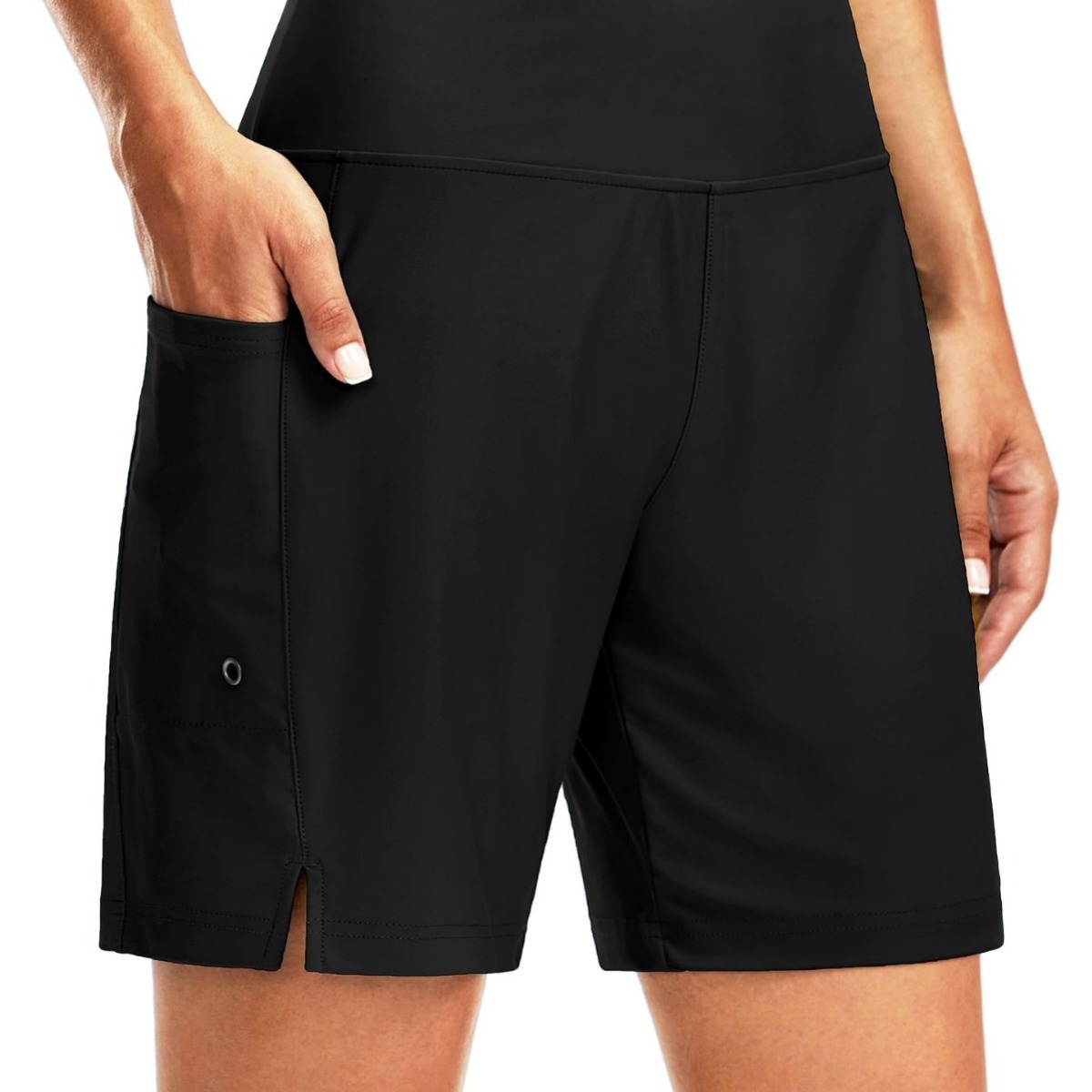 Women's Loose Fit Quick-Dry Running Shorts | High-Waisted Athletic Gym Shorts with Phone Pockets