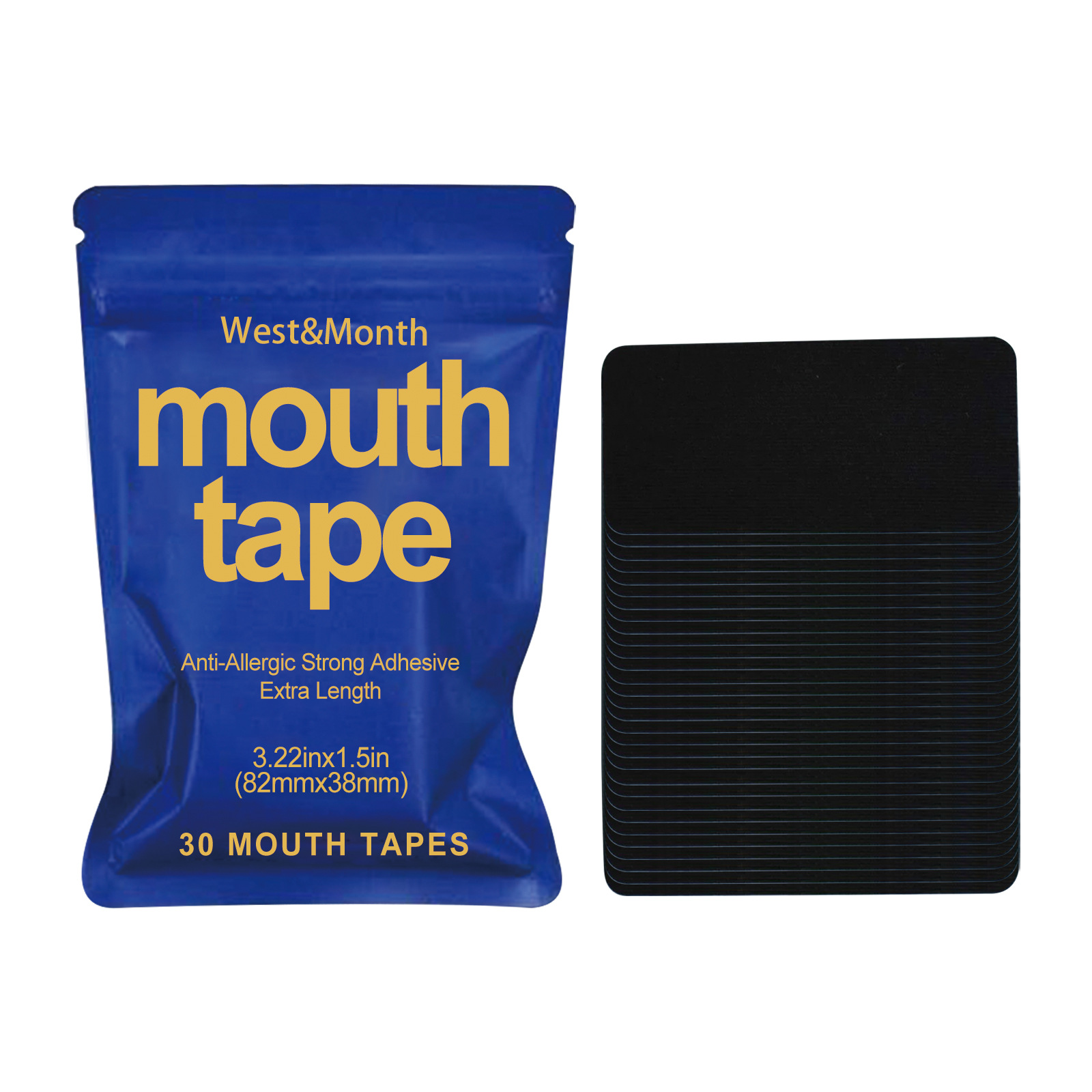 West & Month Night Care Anti-Snoring Patches – Instant Nasal Relief for Peaceful Sleep