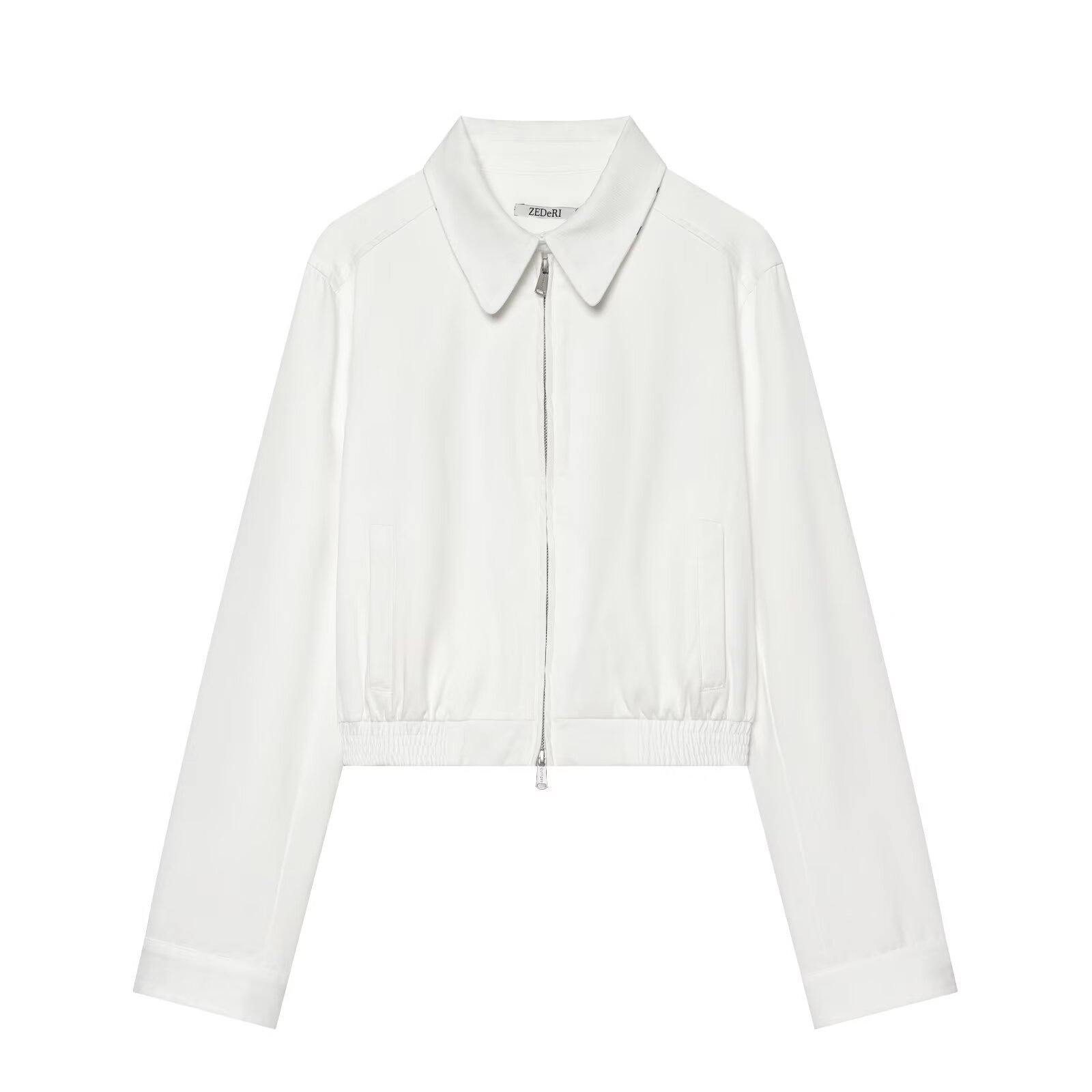 Retro-Chic Polka Dot Color-Block Jacket | Versatile Casual Outerwear for Women