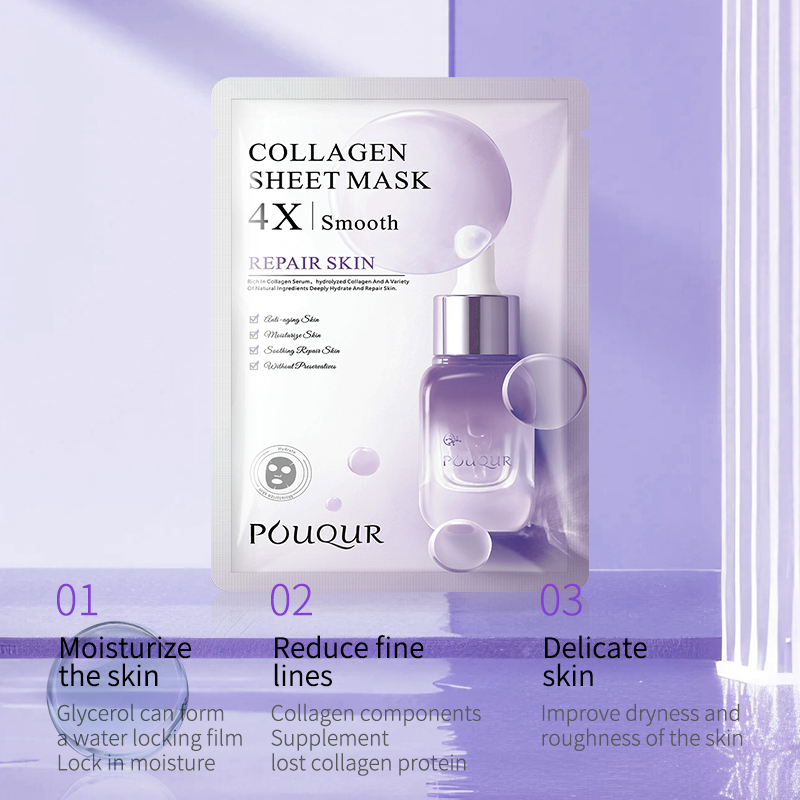 Premium Collagen Facial Mask Sheet – Deep Hydration & Anti-Aging Skin Rejuvenation