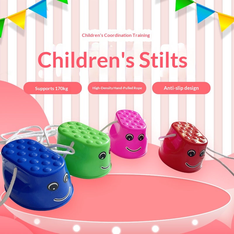 Heavy-Duty Balancing Stilt Shoes for Kids and Adults - Parent-Child Interactive Toy (Thickened PP, Supports up to 100kg)