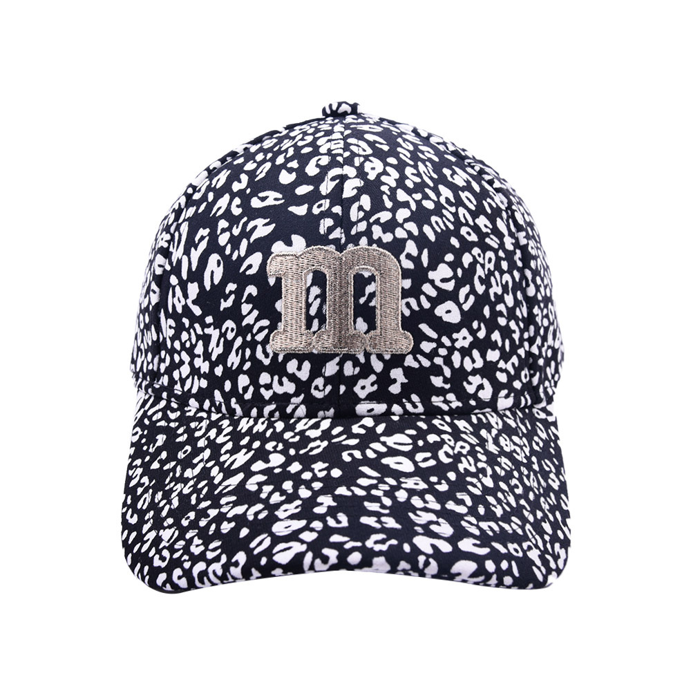 Retro Leopard Print Baseball Cap - Fashionable Lettered Breathable Casual Hat