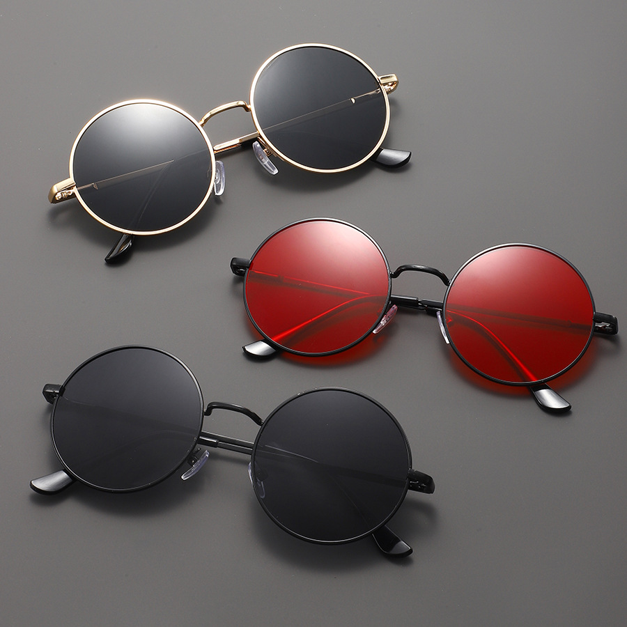 Retro Round Vintage Sunglasses | UV400 Protection Metal Frame Sun Glasses for Men & Women