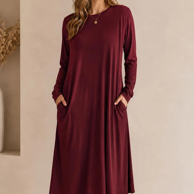 Elegant A-Line Women's Dress | Versatile Everyday & Party Wear
