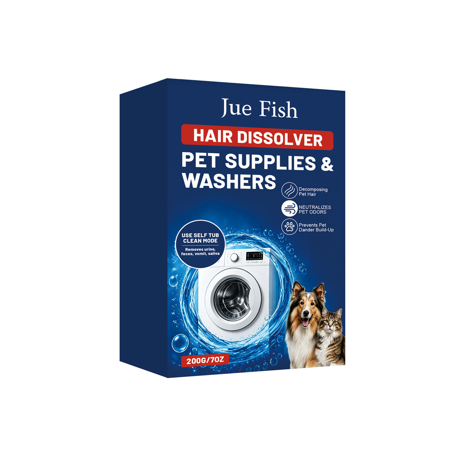 Washing Machine Deep Cleaning Powder - Eco-Friendly Descaler & Odor Eliminator